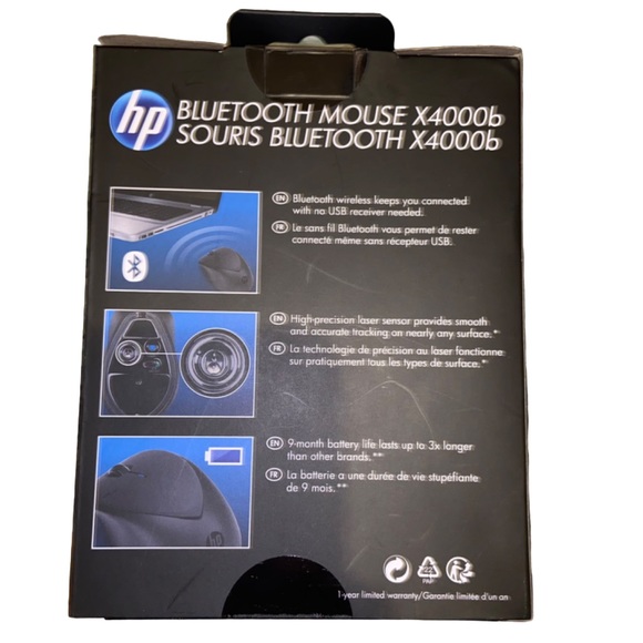 NEW HP Black Bluetooth Mouse - Picture 2 of 3